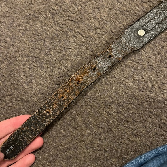 Vintage 90’s Western Leather Belt - Picture 5 of 9